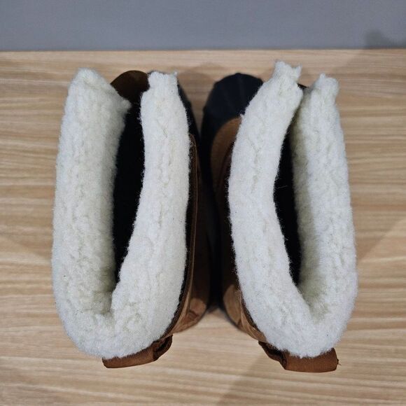 Sorel Boot Caribou II Winter Waterproof Womens Buff Tan Leather Size 9 Shoe - Picture 7 of 12